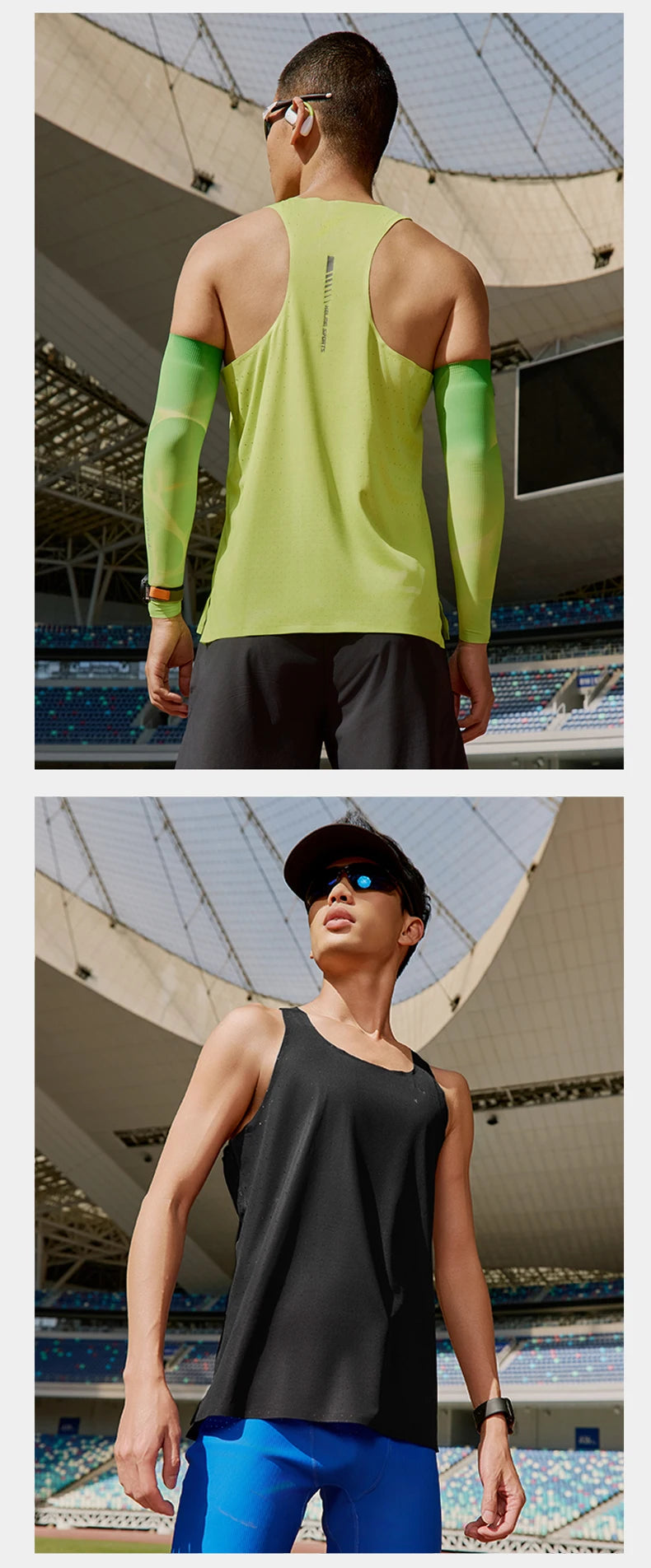 KELME Men's Marathon Vest Professional Racing Top Training Fitness Track And Field Running Speed Dry Vest