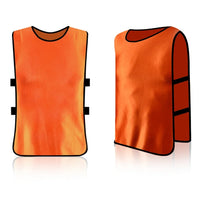1x Loose Fitment and Lightweight Child Sports Training BIBS Vests for Basketball Cricket Soccer Football Rugby Mesh