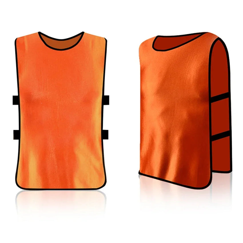 1x Loose Fitment and Lightweight Child Sports Training BIBS Vests for Basketball Cricket Soccer Football Rugby Mesh