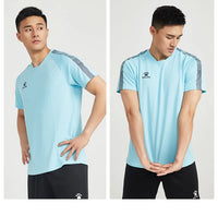Kelme Sports T-shirt Men's Football Training Suit Short Sleeved Casual Outdoor Running Fitness Breathable Top Summer