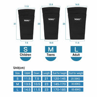 Authentic Soccer Shin Guard Pad Sleeve (w/ Pocket)