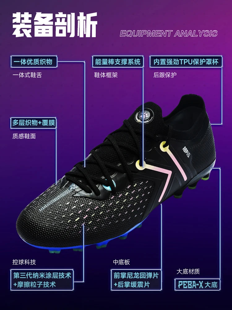 KELME adult football shoes MG short nail football shoes youth grass professional competition training shoes Soccer shoes
