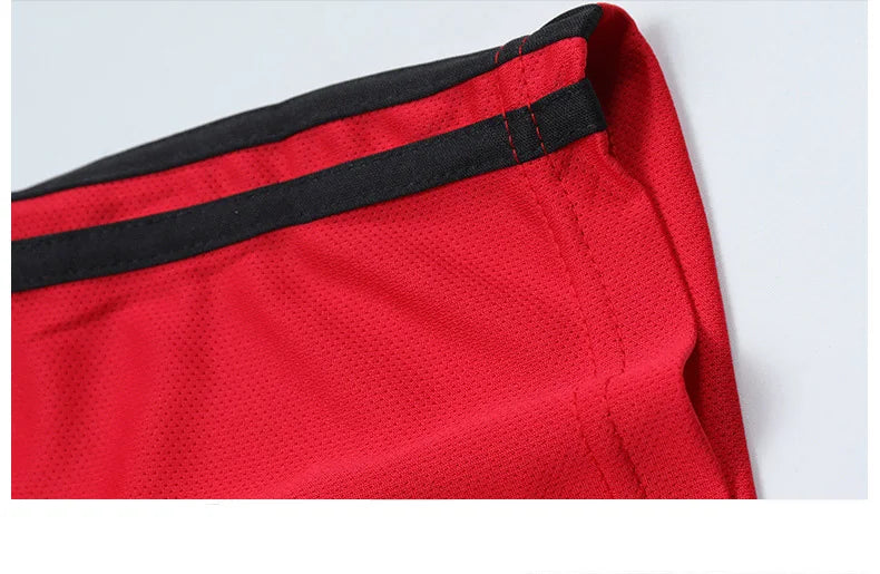 Men Running 2024 Summer Latest Sportswear Polyester Printed T-shirt + Shorts Quick Dry Sport Suit 2-piece Outfits Jogger Set