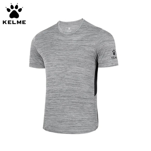 Kelme Running T-shirt For Men's Summer Quick Drying Fitness Breathable Short Sleeve Thin Football Training Sports Top