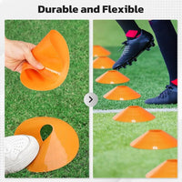 10pcs football training cone Disc plate football plate agility practice  Sign Dish Cones Outdoor Football  Basketball Training