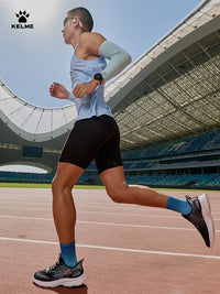 Kelme Men's Running Vest Marathon Racing Training Vest Breathable Sports T-shirt Outdoor Quick-drying Basketball Top