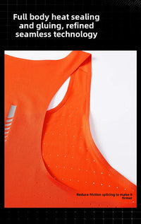 KELME Men's Marathon Vest Professional Racing Top Training Fitness Track And Field Running Speed Dry Vest