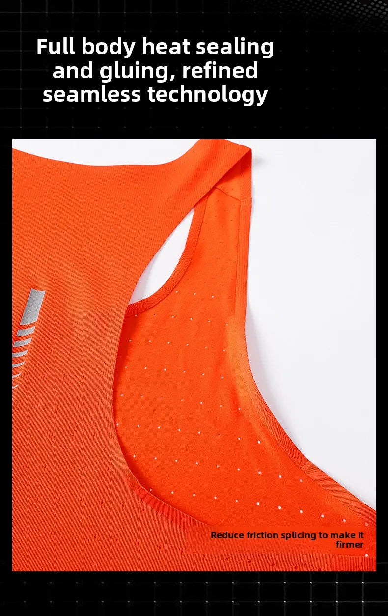 KELME Men's Marathon Vest Professional Racing Top Training Fitness Track And Field Running Speed Dry Vest