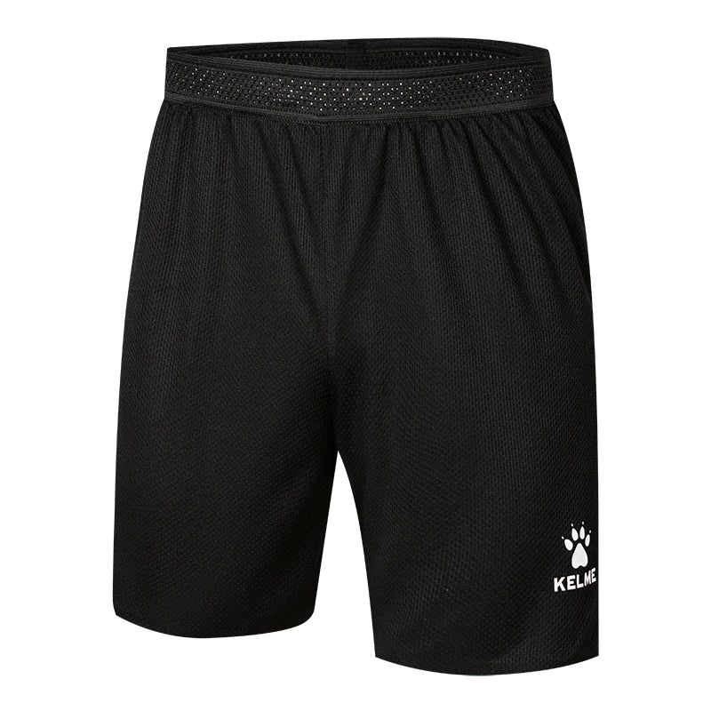 KELME Shorts Running Fitness Training Quick Dry Capris Football Sports Leisure Breathable Mesh Shorts No Pockets 3801265
