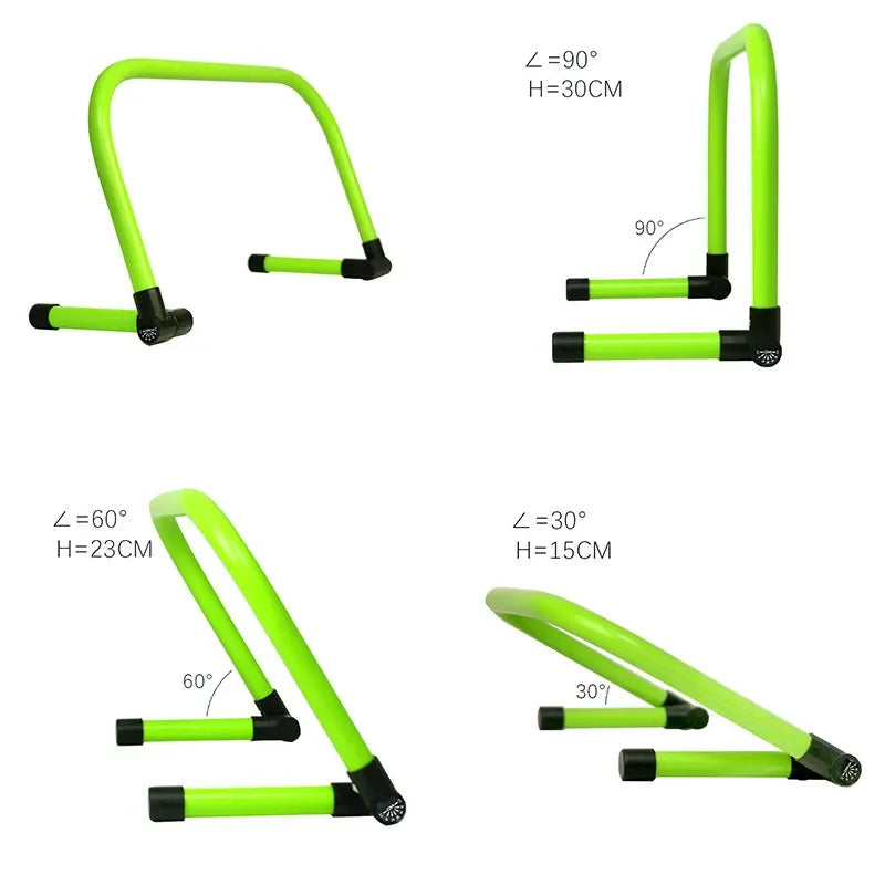 Little Football Training Hurdles Adjustable Foldable Height and Field Agility Speed Ladder Sports Exercise
