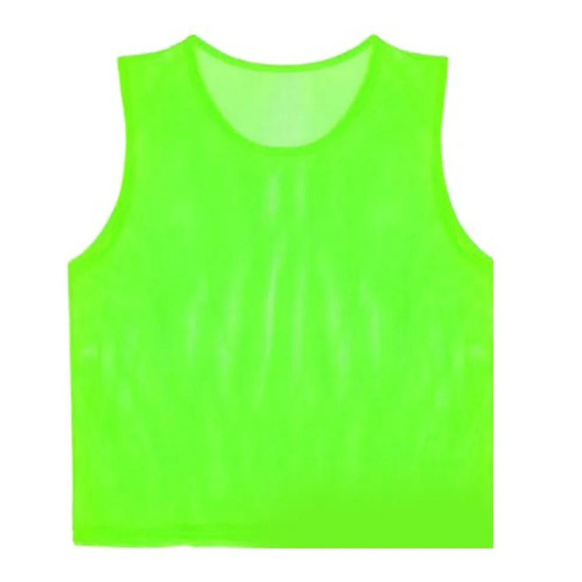 Breathable Mesh Scrimmage Training Vest Blue Green Football Training Vest Lightweight Orange Soccer Training Vest Outdoor Sports