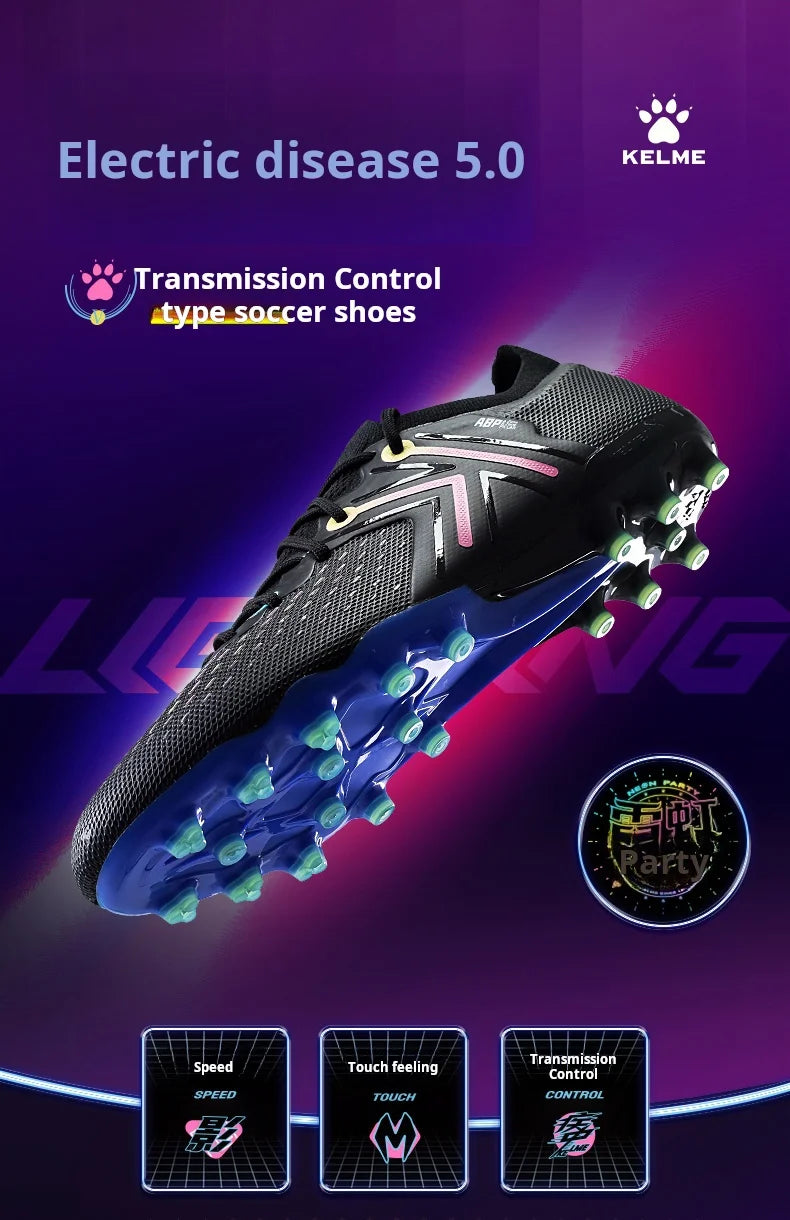 KELME adult football shoes MG short nail football shoes youth grass professional competition training shoes Soccer shoes
