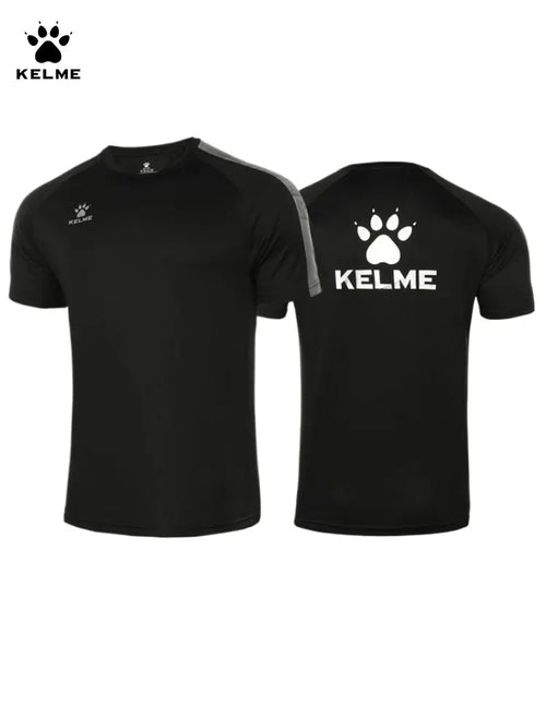 Kelme Sports T-shirt Men's Football Training Suit Short Sleeved Casual Outdoor Running Fitness Breathable Top Summer