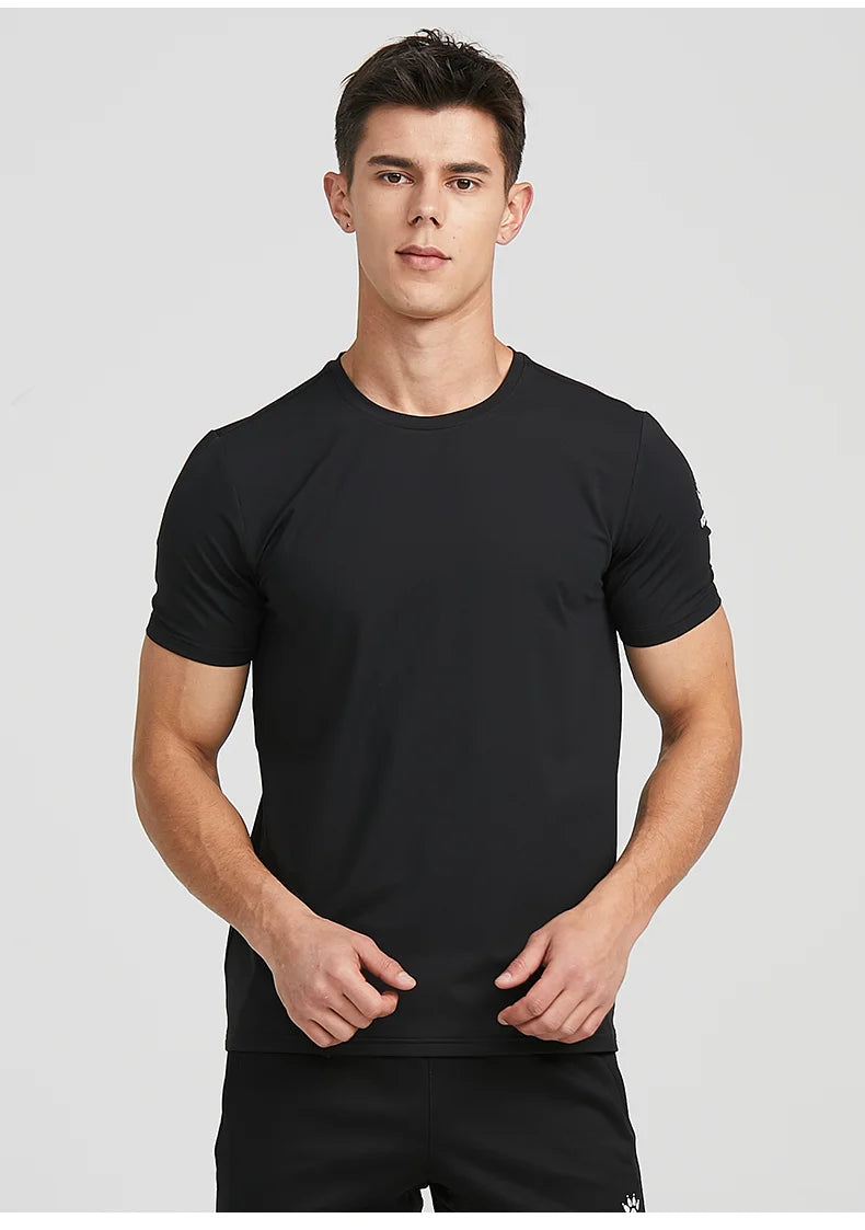 KELME Men's T-shirt Men Soccer Basketball Running Trainning Exercise Gym Quick Dry Fitness Sportswear Breathable T Shirt 871002
