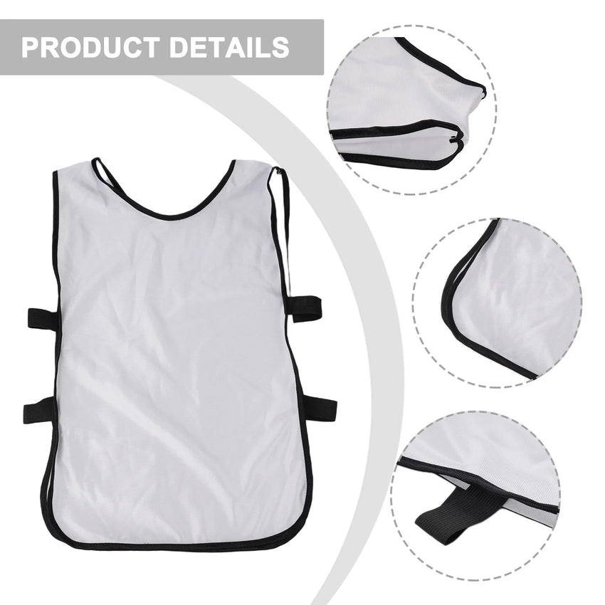 1x Loose Fitment and Lightweight Child Sports Training BIBS Vests for Basketball Cricket Soccer Football Rugby Mesh