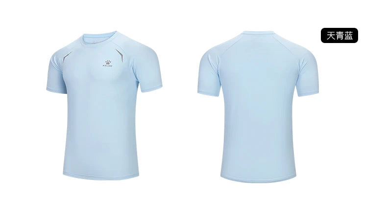 Kelme Men's Sports Tops Quick-drying Fitness Clothes Outdoor Running Breathable Short-sleeved Basketball T-shirt