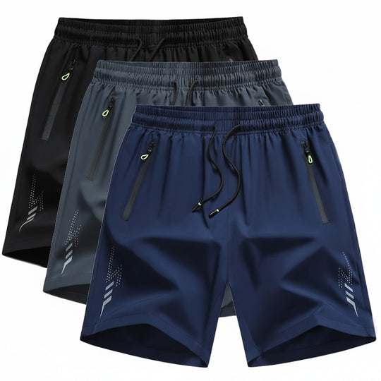 3-Set Quick Dry Activewear Shorts