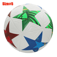 New Soccer Ball Official Size 5 PU Material High Quality Grass Outdoor Team Match Game Football Training Seamless futbol topu