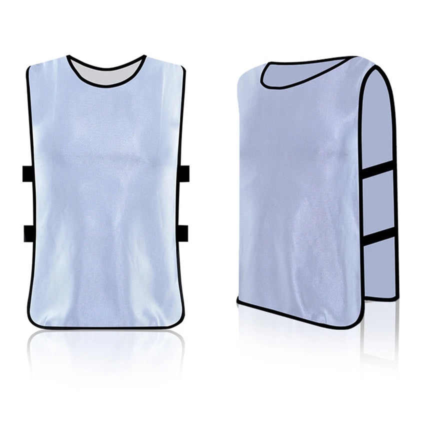 1x Loose Fitment and Lightweight Child Sports Training BIBS Vests for Basketball Cricket Soccer Football Rugby Mesh