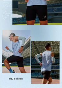 Kelme Men's Running Vest Marathon Racing Training Vest Breathable Sports T-shirt Outdoor Quick-drying Basketball Top