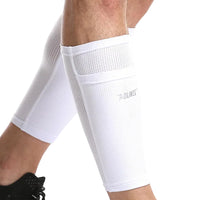 Authentic Soccer Shin Guard Pad Sleeve (w/ Pocket)