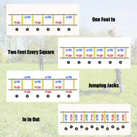 Agility Ladder &  football training plate Removable For Speed Training Sports Flexibility Portable Agility Football Training