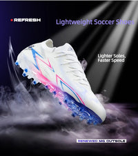 KELME MG Short-Stud Soccer Cleats Firm Ground Football  Shoes for Men Adults Youth Kids Training Competition