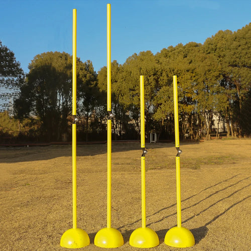 2Pcs Training Equipment Soccer Drill Equipment Football Agility Poles Football Training Aids Soccer Sign Pole Hurdling Training