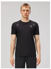 Kelme Men's Sports Tops Quick-drying Fitness Clothes Outdoor Running Breathable Short-sleeved Basketball T-shirt