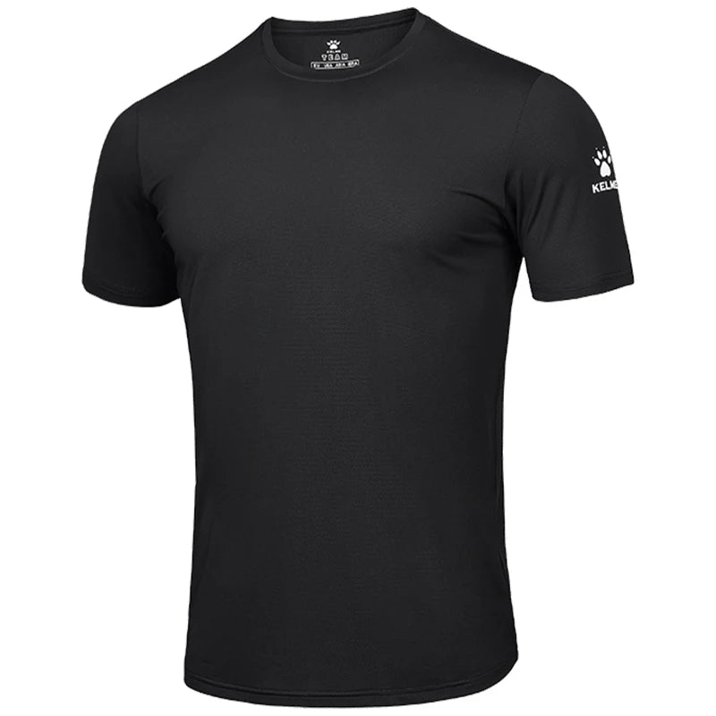 KELME Men's T-shirt Men Soccer Basketball Running Trainning Exercise Gym Quick Dry Fitness Sportswear Breathable T Shirt 871002