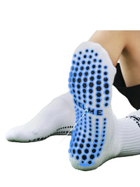 KELME Pro Football Anti Slip Mid-Calf Grip Socks (Silicon Base Grip)