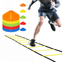 Agility Ladder &  football training plate Removable For Speed Training Sports Flexibility Portable Agility Football Training