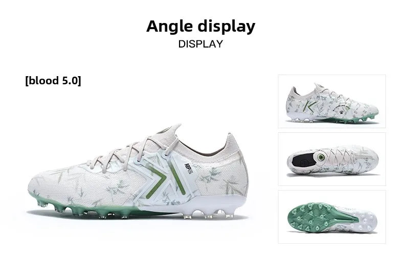 Kelme Mg Top Football Shoes Men's Short Nails Natural Artificial Grass Professional Competition Training Football Shoes