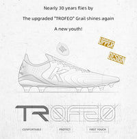 KELME FG Man Soccer Shoes Holy Grail Artificial Grass Anti-Slippery Kangaroo Skin Football Boots Sports Game Training shoes