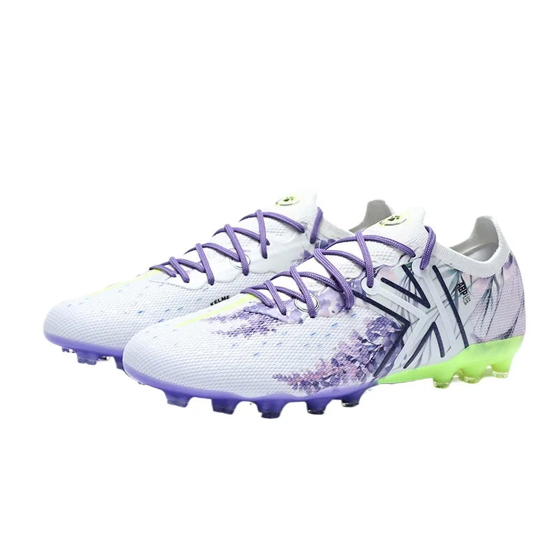 Kelme Mg Top Football Shoes Men's Short Nails Natural Artificial Grass Professional Competition Training Football Shoes