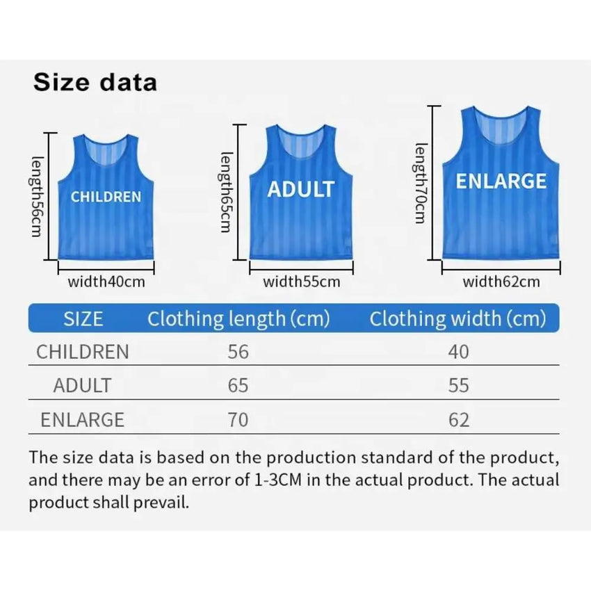 6/12PCS Soccer Training Vest Breathable Striped Mesh Football Bibs Custom Team Sport Jersey for Kids Adults Competition Practice