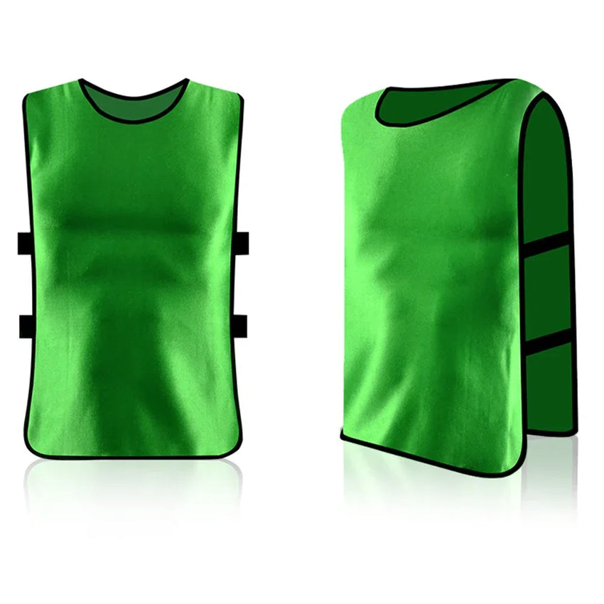 1x Loose Fitment and Lightweight Child Sports Training BIBS Vests for Basketball Cricket Soccer Football Rugby Mesh
