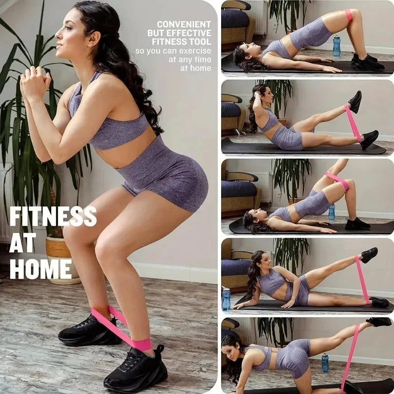 Fitness Elastic Resistance Bands Home Training Yoga Sport Resistance Bands Stretching Pilates Crossfit Workout Gym Equipment
