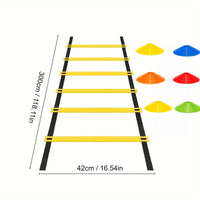 Agility Ladder &  football training plate Removable For Speed Training Sports Flexibility Portable Agility Football Training