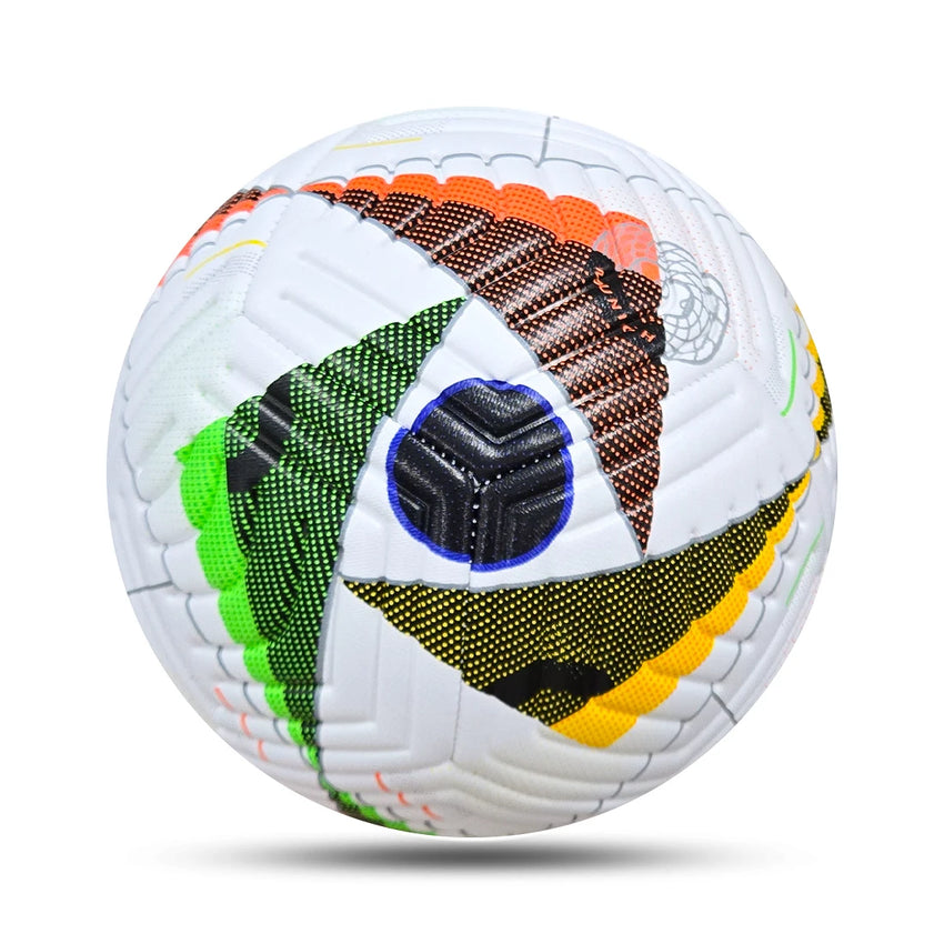 Size 5 Soccer Balls, Waterproof PU Leather-Professional Training & Official Match Ball, For Outdoor & Indoor Games