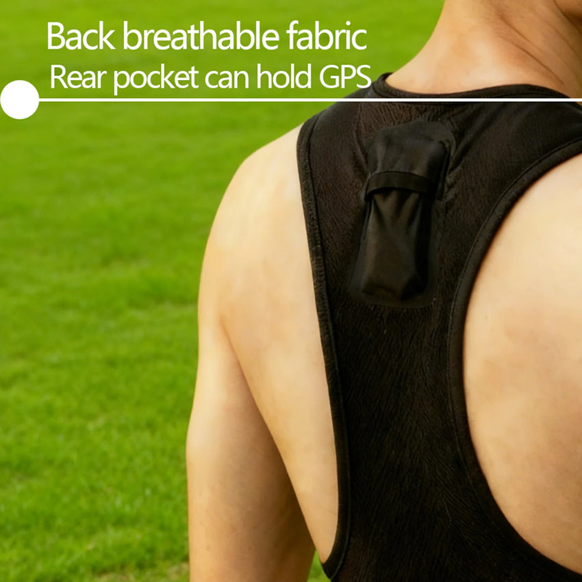 Training Vest with Pocket for Soccer Hockey Tracker Breathable Quick Dry Sports Workout Vest Wearable Gym Equipment for Players