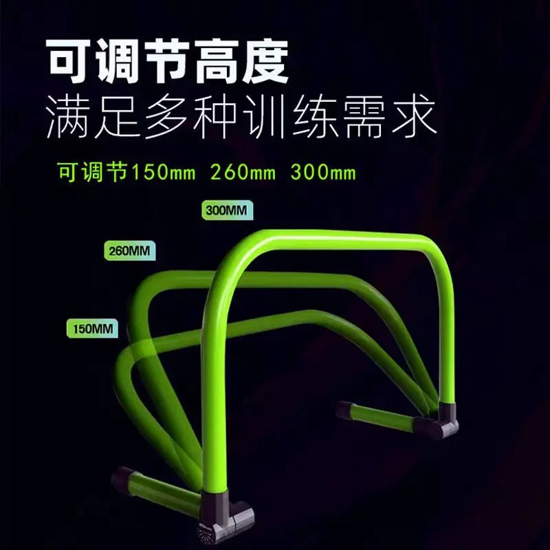Little Football Training Hurdles Adjustable Foldable Height and Field Agility Speed Ladder Sports Exercise
