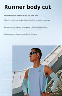 Kelme Men's Running Vest Marathon Racing Training Vest Breathable Sports T-shirt Outdoor Quick-drying Basketball Top