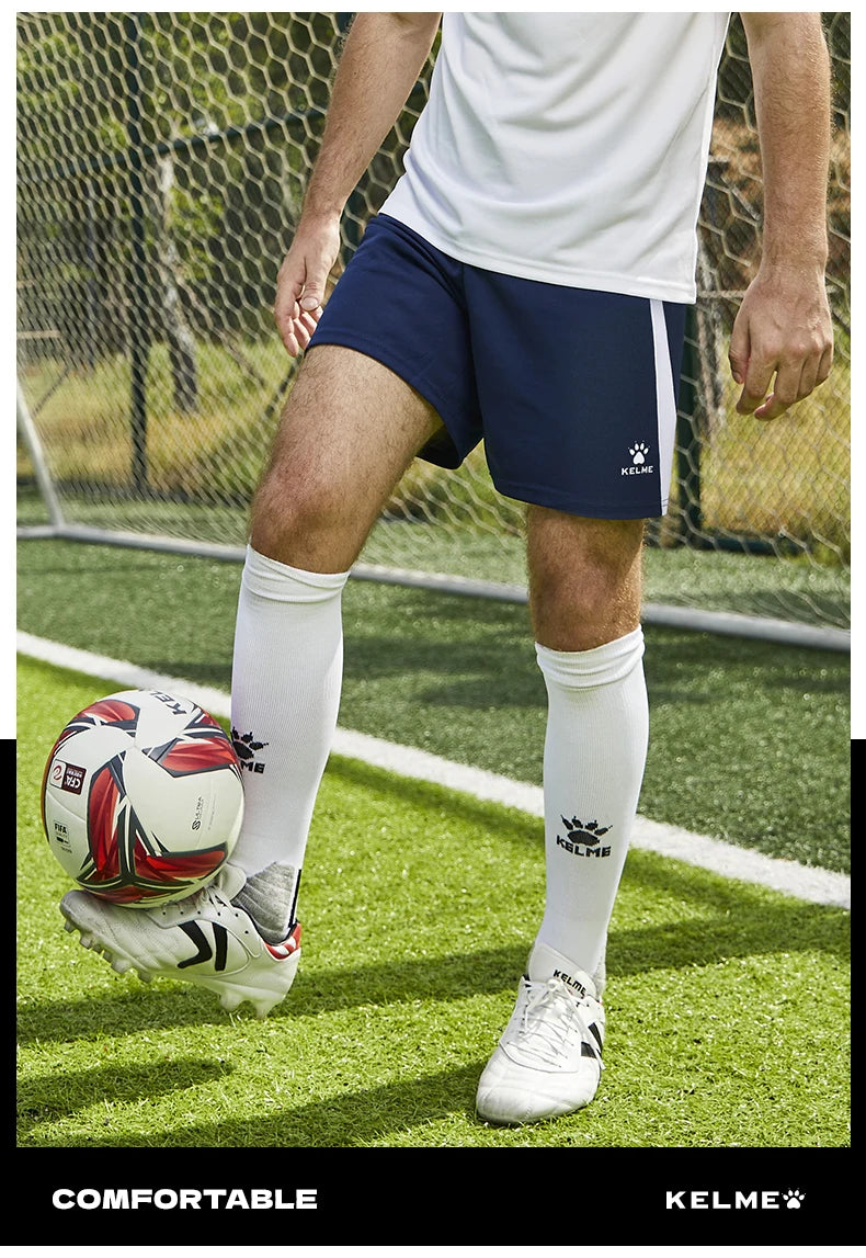 Kelme Men's Football Training Shorts Outdoor Running Breathable Shorts Fitness Sports Quick-drying Pants Daily Leisure
