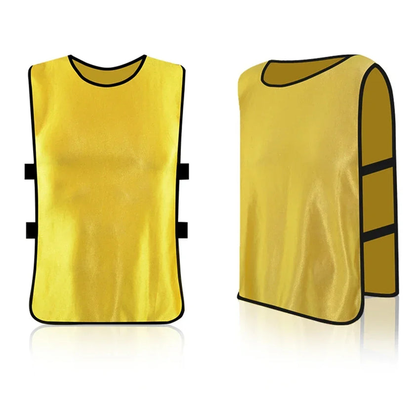 1x Loose Fitment and Lightweight Child Sports Training BIBS Vests for Basketball Cricket Soccer Football Rugby Mesh