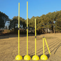2Pcs Training Equipment Soccer Drill Equipment Football Agility Poles Football Training Aids Soccer Sign Pole Hurdling Training