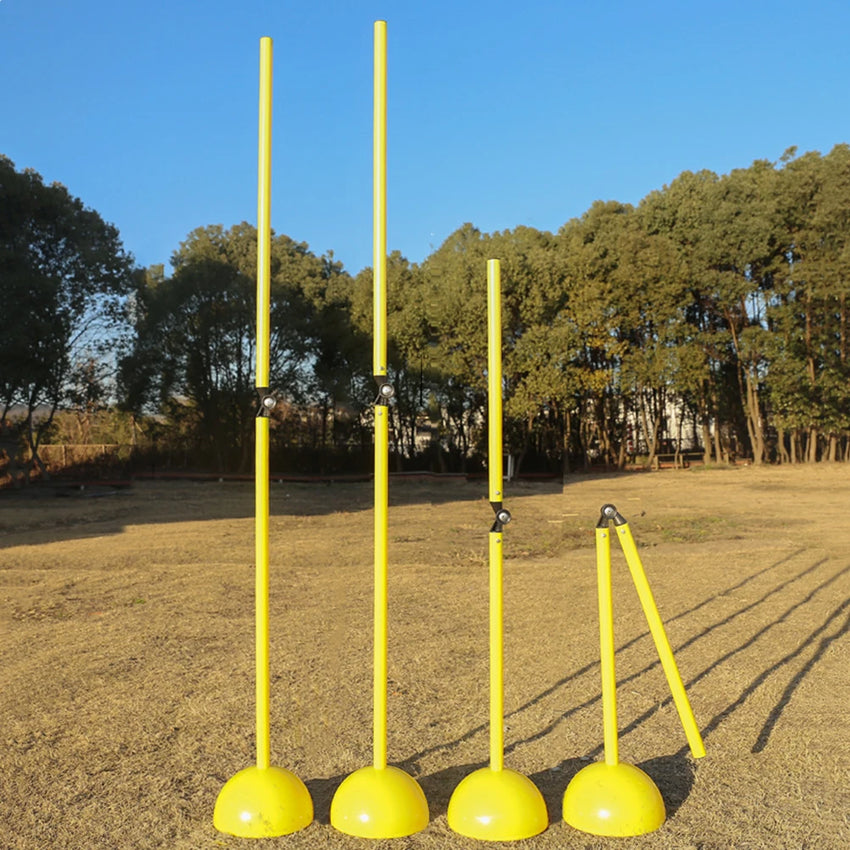 2Pcs Training Equipment Soccer Drill Equipment Football Agility Poles Football Training Aids Soccer Sign Pole Hurdling Training