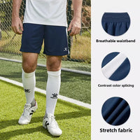 Kelme Men's Football Training Shorts Outdoor Running Breathable Shorts Fitness Sports Quick-drying Pants Daily Leisure