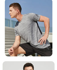 Kelme Running T-shirt For Men's Summer Quick Drying Fitness Breathable Short Sleeve Thin Football Training Sports Top