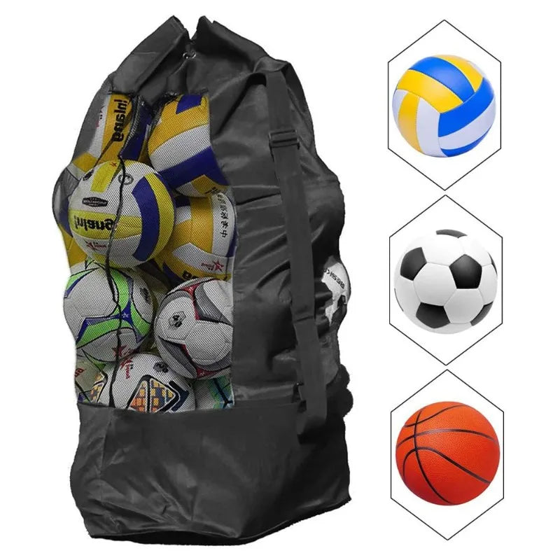 Extra Large Heavy duty Multi-Ball Equipment Backpack (Adjustable Shoulder Strap)